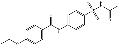 N-{4-[(acetylamino)sulfonyl]phenyl}-4-ethoxybenzamide Structural