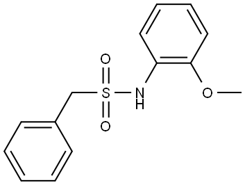 N-(2-methoxyphenyl)(phenyl)methanesulfonamide Structural