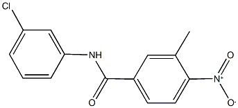 N-(3-chlorophenyl)-4-nitro-3-methylbenzamide Structural