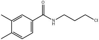 N-(3-chloropropyl)-3,4-dimethylbenzamide Structural