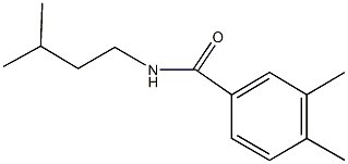 N-isopentyl-3,4-dimethylbenzamide Structural