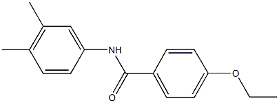 N-(3,4-dimethylphenyl)-4-ethoxybenzamide Structural