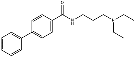 N-[3-(diethylamino)propyl][1,1'-biphenyl]-4-carboxamide Structural