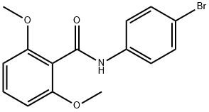 N-(4-bromophenyl)-2,6-dimethoxybenzamide Structural
