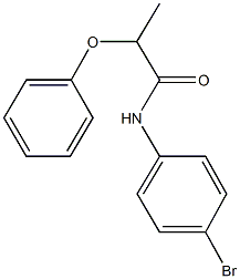 N-(4-bromophenyl)-2-phenoxypropanamide Structural