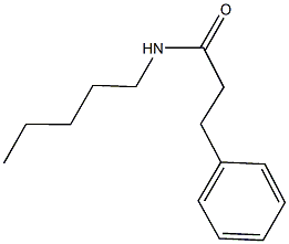 N-pentyl-3-phenylpropanamide Structural