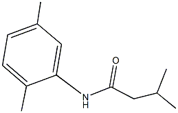 N-(2,5-dimethylphenyl)-3-methylbutanamide Structural