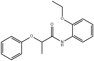 N-(2-ethoxyphenyl)-2-phenoxypropanamide Structural