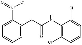 N-(2,6-dichlorophenyl)-2-{2-nitrophenyl}acetamide Structural