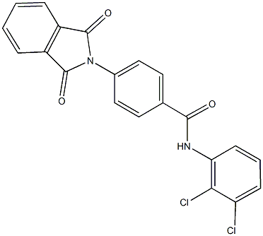 N-(2,3-dichlorophenyl)-4-(1,3-dioxo-1,3-dihydro-2H-isoindol-2-yl)benzamide Structural