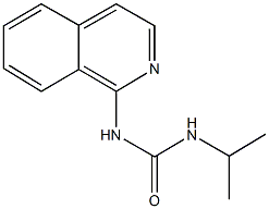 N-isopropyl-N'-(1-isoquinolinyl)urea Structural