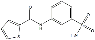 N-[3-(aminosulfonyl)phenyl]-2-thiophenecarboxamide Structural