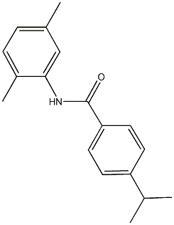 N-(2,5-dimethylphenyl)-4-isopropylbenzamide Structural