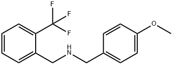 N-(4-methoxybenzyl)[2-(trifluoromethyl)phenyl]methanamine Structural