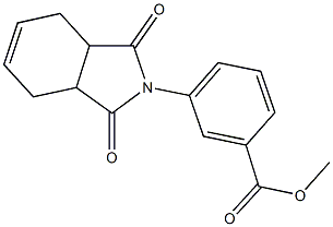 methyl 3-(1,3-dioxo-1,3,3a,4,7,7a-hexahydro-2H-isoindol-2-yl)benzoate Structural