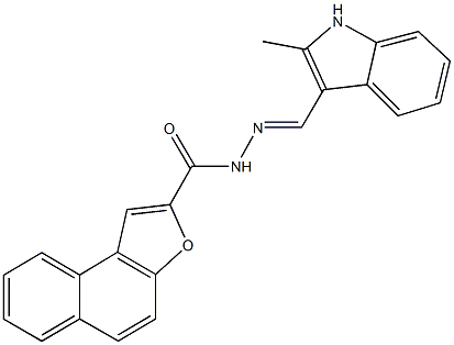 N'-[(2-methyl-1H-indol-3-yl)methylene]naphtho[2,1-b]furan-2-carbohydrazide