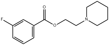 2-(1-piperidinyl)ethyl 3-fluorobenzoate