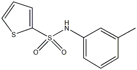 N-(3-methylphenyl)-2-thiophenesulfonamide Structural