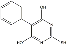 5-phenyl-2-sulfanyl-4,6-pyrimidinediol Structural