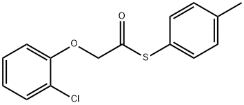 S-(4-methylphenyl) (2-chlorophenoxy)ethanethioate Structural