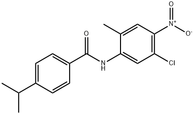 N-{5-chloro-4-nitro-2-methylphenyl}-4-isopropylbenzamide Structural