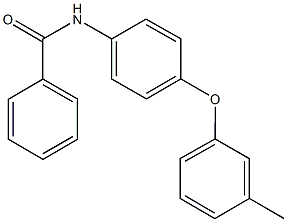N-[4-(3-methylphenoxy)phenyl]benzamide Structural