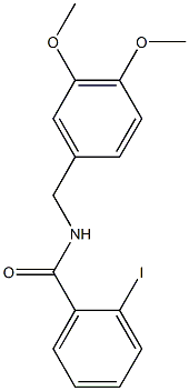 N-(3,4-dimethoxybenzyl)-2-iodobenzamide Structural
