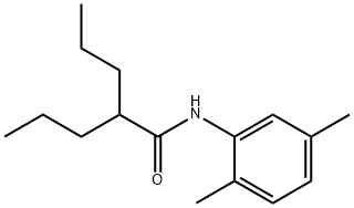 N-(2,5-dimethylphenyl)-2-propylpentanamide Structural