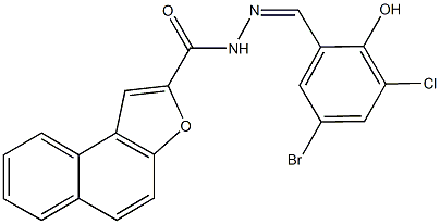 N'-(5-bromo-3-chloro-2-hydroxybenzylidene)naphtho[2,1-b]furan-2-carbohydrazide