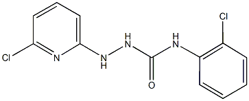 N-(2-chlorophenyl)-2-(6-chloro-2-pyridinyl)hydrazinecarboxamide Structural