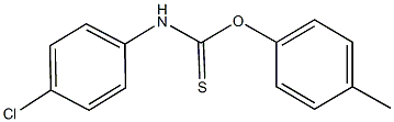 O-(4-methylphenyl) 4-chlorophenylthiocarbamate Structural