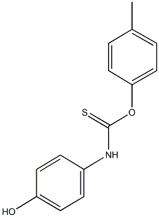 O-(4-methylphenyl) 4-hydroxyphenylthiocarbamate Structural