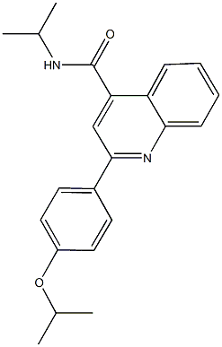 2-(4-isopropoxyphenyl)-N-isopropylquinoline-4-carboxamide