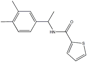 N-[1-(3,4-dimethylphenyl)ethyl]thiophene-2-carboxamide Structural