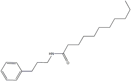 N-(3-phenylpropyl)undecanamide Structural