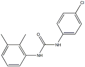 N-(4-chlorophenyl)-N'-(2,3-dimethylphenyl)urea Structural