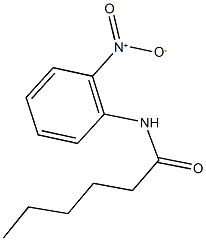 N-{2-nitrophenyl}hexanamide Structural
