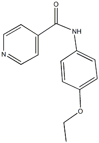 N-(4-ethoxyphenyl)isonicotinamide Structural