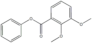 phenyl 2,3-dimethoxybenzoate Structural