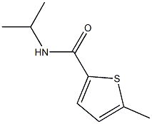 N-isopropyl-5-methyl-2-thiophenecarboxamide Structural