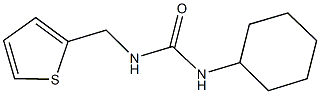 N-cyclohexyl-N'-(2-thienylmethyl)urea Structural