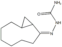 bicyclo[7.1.0]decan-2-one semicarbazone Structural