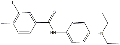 N-[4-(diethylamino)phenyl]-3-iodo-4-methylbenzamide Structural