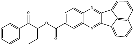 1-benzoylpropyl acenaphtho[1,2-b]quinoxaline-9-carboxylate