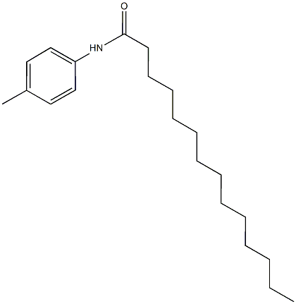 N-(4-methylphenyl)tetradecanamide Structural