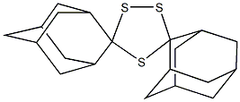 dispiro[adamantane-2,3'-[1,2,4]-trithiolane-5',2''-adamantane] Structural