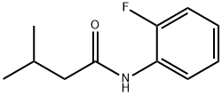 N-(2-fluorophenyl)-3-methylbutanamide Structural