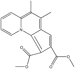 dimethyl 4,5-dimethylcyclopenta[c]quinolizine-1,2-dicarboxylate Structural