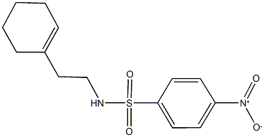 N-[2-(1-cyclohexen-1-yl)ethyl]-4-nitrobenzenesulfonamide Structural