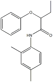 N-(2,4-dimethylphenyl)-2-phenoxybutanamide Structural